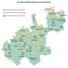 Carte des formations du programme ÉcoMétropole dans les communes