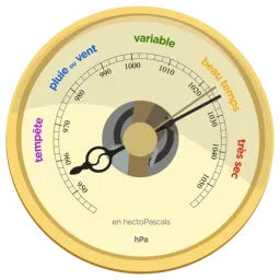 Illustration d'un baromètre