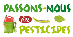 Logo de la campagne Passons-nous des pesticicides (Botanic)